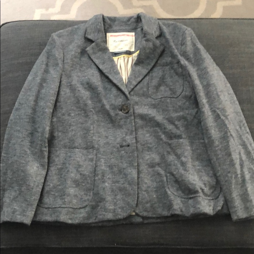 Gray Wool Blazer from Anthropologie